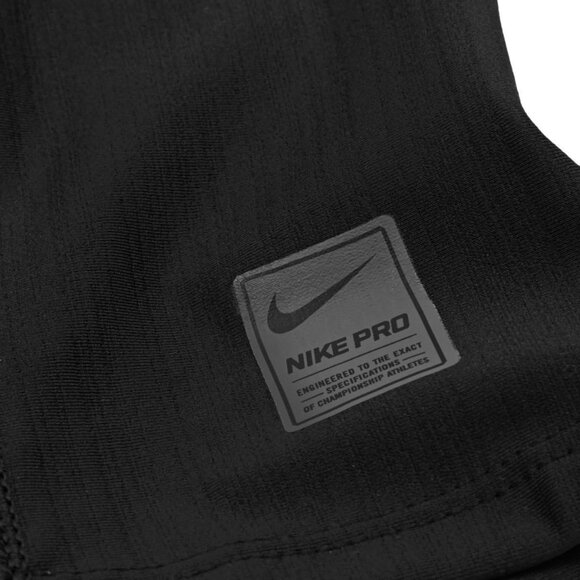 Nike Pro Hyperwarm Hood Movable Design Fleece Winter Face Cover Black Zipper - Picture 4 of 4